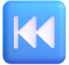 Last Track Button emoji, Microsoft design