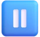 Pause Button emoji, Microsoft design
