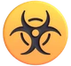 Biohazard emoji, Microsoft design