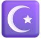 Star and Crescent emoji, Microsoft design