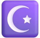 Star and Crescent emoji on Microsoft