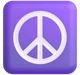 Peace Symbol emoji, Microsoft design