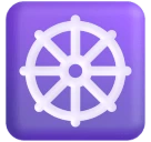 Wheel Of Dharma emoji on Microsoft