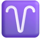 Aries emoji on Microsoft