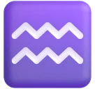 Aquarius emoji on Microsoft