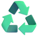 Recycling Symbol emoji, Microsoft design