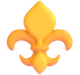 Fleur-de-lis emoji, Microsoft design