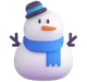Snowman Without Snow emoji, Microsoft design
