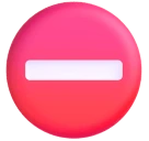 No Entry emoji, Microsoft design