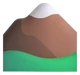 Mountain emoji, Microsoft design