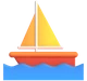 Sailboat emoji, Microsoft design