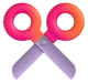 Scissors emoji, Microsoft design