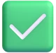 Check Mark Button emoji, Microsoft design