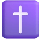 Latin Cross emoji on Microsoft