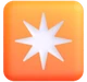 Eight-pointed Star emoji, Microsoft design