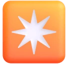 Eight-pointed Star emoji on Microsoft