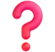 Red Question Mark emoji, Microsoft design