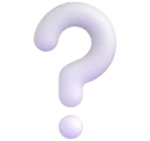White Question Mark emoji on Microsoft