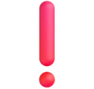 Red Exclamation Mark emoji on Microsoft