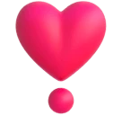 Heart Exclamation emoji on Microsoft
