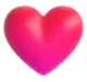 Red Heart emoji, Microsoft design