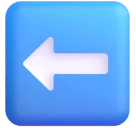 Left Arrow emoji on Microsoft