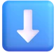 Down Arrow emoji, Microsoft design