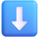 Down Arrow emoji on Microsoft