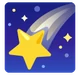 Shooting Star emoji, Samsung design