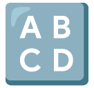 Input Latin Uppercase emoji, Samsung design
