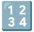 Input Numbers emoji, Samsung design