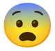 Fearful Face emoji, Samsung design