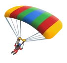 Parachute emoji, Samsung design