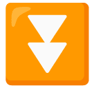 Fast Down Button emoji, Samsung design