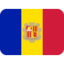 Download Flag: Andorra emoji, Twitter / X style