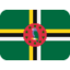 Download Flag: Dominica emoji, Twitter / X style