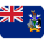 Download Flag: South Georgia & South Sandwich Islands emoji, Twitter / X style