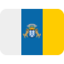 Download Flag: Canary Islands emoji, Twitter / X style