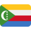 Download Flag: Comoros emoji, Twitter / X style