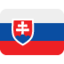 Download Flag: Slovakia emoji, Twitter / X style