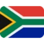 Flag: South Africa emoji, Twitter / X design