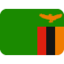 Flag: Zambia emoji, Twitter / X design