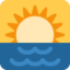 Sunrise emoji, Twitter / X design