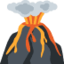 Download Volcano emoji, Twitter / X style