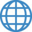 Globe With Meridians emoji, Twitter / X design
