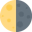 Last Quarter Moon emoji on Discord