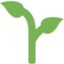 Seedling emoji, Twitter / X design