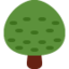 Deciduous Tree emoji, Twitter / X design
