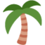 Palm Tree emoji, Twitter / X design