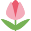 Tulip emoji, Twitter / X design